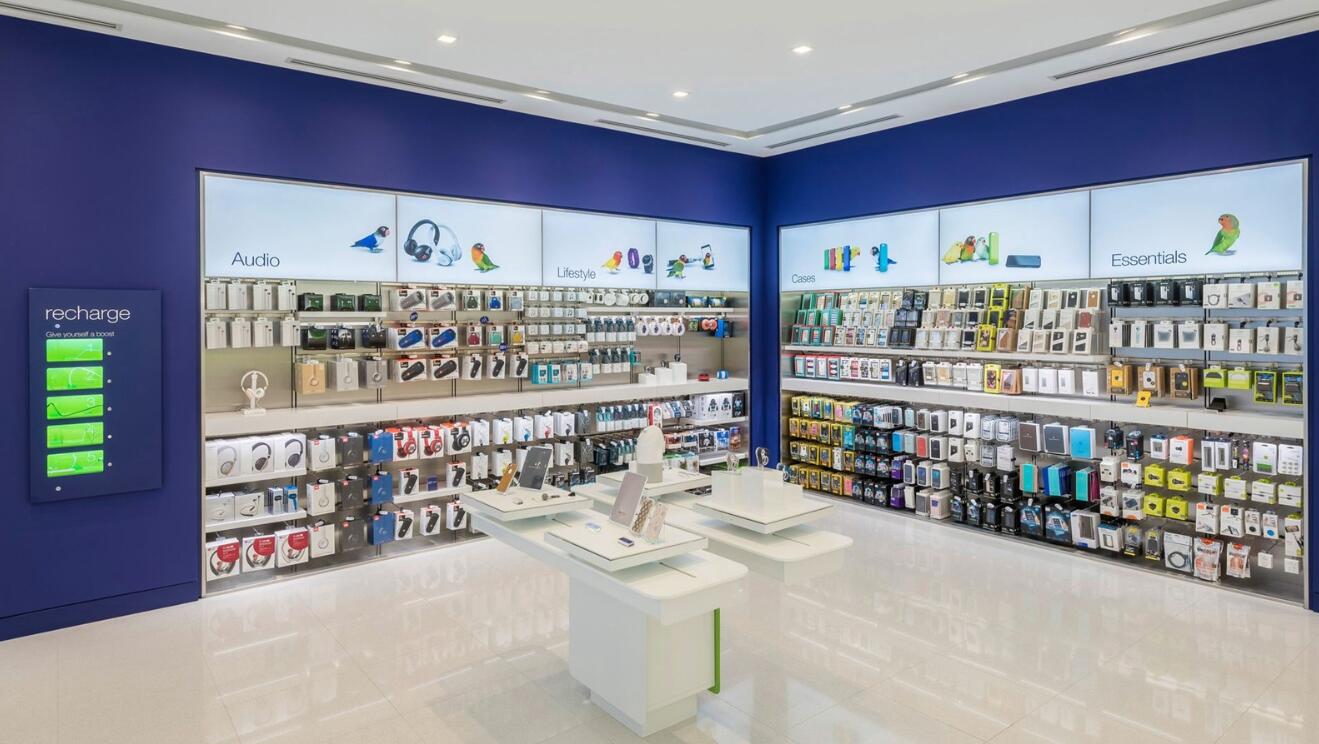 Samsung store in mall